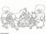 Ferme Animali Coloriages Colorare Fattoria Colorier Minimaliste Bambini Chien Archivioclerici Lapin Enfants Jeuxetcompagnie Magique Lire Fermier Perrier Recinto sketch template