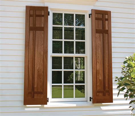 rustic exterior window shutter designs   home timberlane