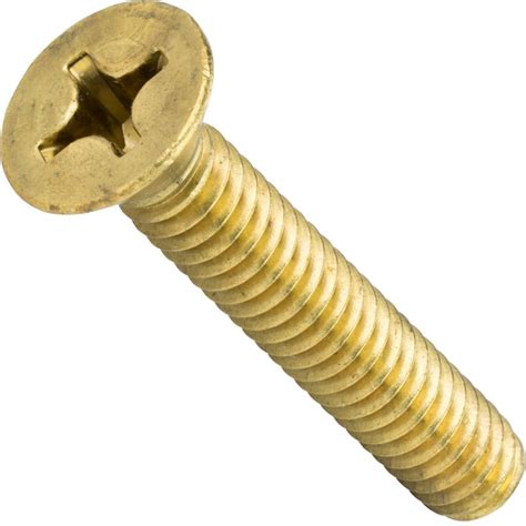 8 32 Phillips Flat Head Machine Screws Solid Brass