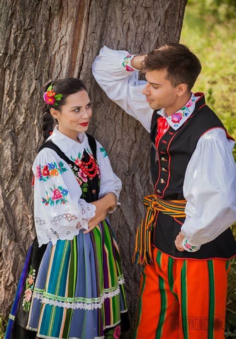 costumes from Łowicz poland photo © radosław polish folk