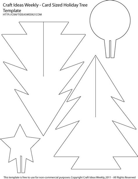 christmas tree templates   shapes  sizes