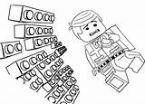 Lego Coloring Figure Minifigures Pages Getcolorings Getdrawings sketch template