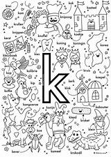 Kleurplaten Spelletjes Woorden Vakjes Alfabet Groep Jarige Downloaden Letterherkenning Uitprinten Lezen sketch template