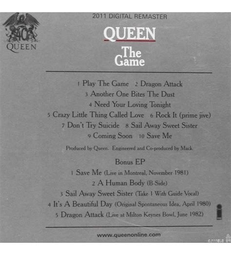 Queen The Game 2 Cd Importado Mercado Libre