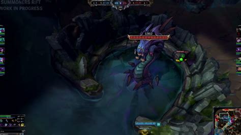 a match on the new version of league of legends most