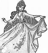 Anastasia Princess Cinderella Drizella Wecoloringpage Talking Ingrahamrobotics sketch template