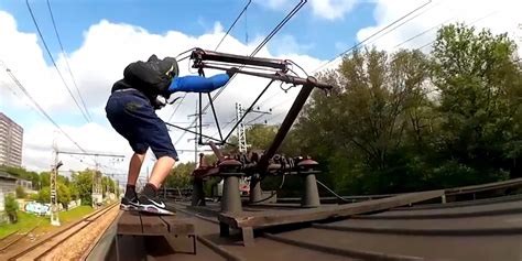 train surfing is russia s newest craze business insider