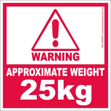 approximate weight kg