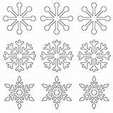 Snowflake Printable Small Stencil Snowflakes Template Templates Coloring Patterns Large Pages Popsicle Stick Pattern Whatmommydoes Christmas Shape Simple Outline Printables sketch template