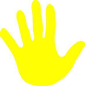 hand yellow left clip art  clkercom vector clip art  royalty  public domain