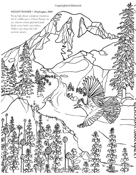 national parks coloring book sophie tivona  books