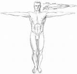 Human Drawing Body Draw Chest Torso Male Figure Tutorial Step Torsos Drawings Paintingvalley sketch template