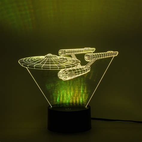 star trek uss enterprise led night light touch switch table desk lamp ebay