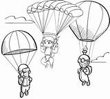 Coloring Parachute Kids Fun Pages Coloringpagesfortoddlers Children Paragliding Favourite sketch template
