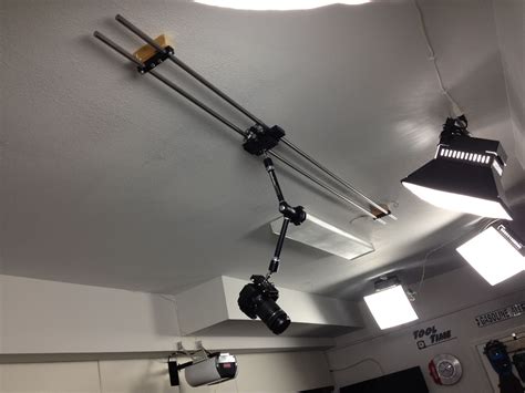 foot ceiling mounted diy camera slider diy camera slider photography lighting setup