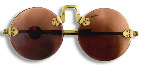 Early 19th Century Rare Chinese Spectacles In Shagreen