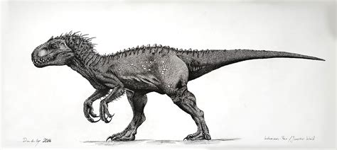 Indominus Rex Concept Art On Behance