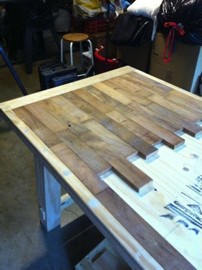 wood plank kitchen table