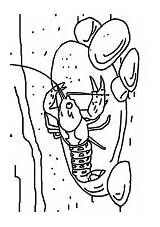 Shellfish Crostacei sketch template