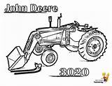 Tractor Coloring Pages Kids Deere John Tractors Boys Farm Book Colouring sketch template