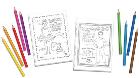 dance class coloring page