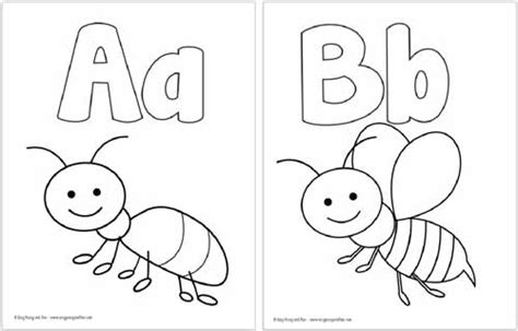 coloring pages alphabet letters