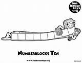 Numberblocks Fun House Coloring Toys Choose Board Pages sketch template