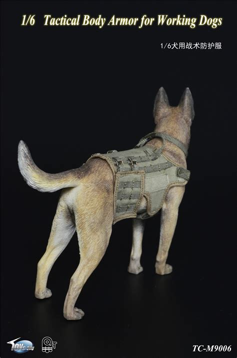 working dog series tactical body armor  dogs olive drab machinegun