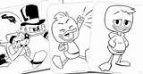Ducktales Coloring Pages Disneyclips Characters Printable Louie Duck Disney Scrooge Xd Huey Mcduck sketch template