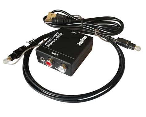 192khz dac optical coaxial toslink digital to analog audio converter