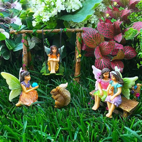 mood lab fairy garden accessories kit with miniature