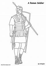 Soldado Romano sketch template