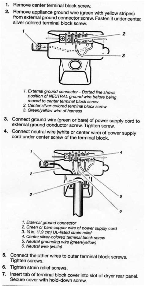 dryer wiring ecn electrical forums