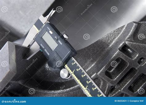 high precision stock image image  controls caliper