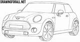 Cooper Mini Draw Car Cars Mercedes Fast Ford Choose Board Amg sketch template
