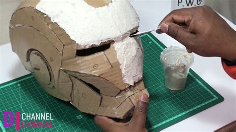 iron man helmet   cardboard part  templates
