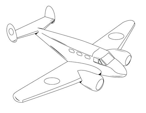 airplane coloring pages  getcoloringscom  printable
