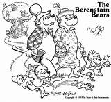 Berenstain Pages sketch template