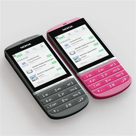 3d Model Nokia Asha 300