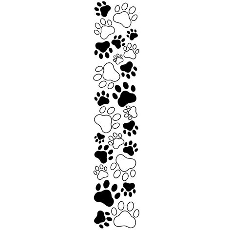 paw prints  clipart paw print clipartfest wikiclipart