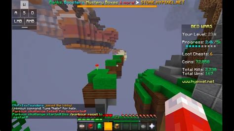 [ former world record ] minecraft bed wars lobby parkour