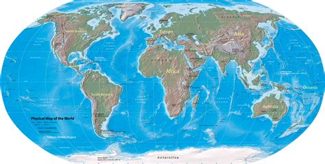 physical world map  cgc   site