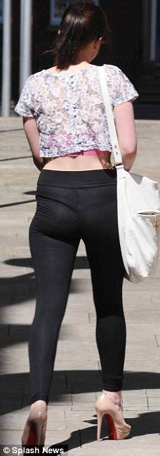 helen flanagan has an unfortunate vpl as she steps out in manchester in