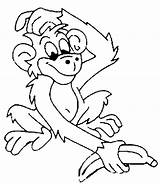 Macaco Banana Pegando Tudodesenhos sketch template
