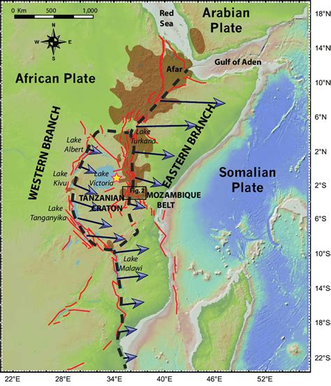 great rift valley  africa map history  geology john jack
