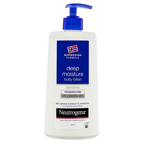 neutrogena deep moisture sensitive body lotion fragrance   ounce pack   walmart