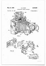 Polaroid Camera Cameras Patent sketch template