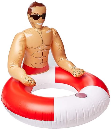 inflatable hunk pool float  pool floats  popsugar family photo