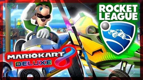 Mario Kart 8 Deluxe Rocket League Nintendo Switch Livestream 140
