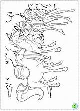 Horseland Coloring Pages Dinokids Horse Colouring Print Close Colorful sketch template